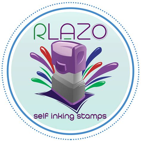 RLAZO Self Inking Stamps .